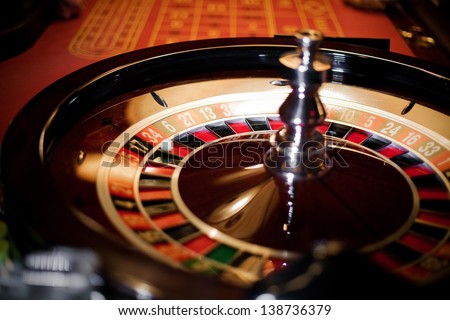 Roulette wheel stopped