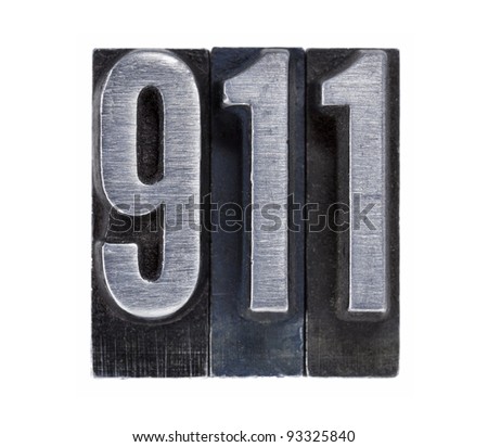 Emergency Phone Number 911 Or Terrorist Attack Date - Isolated