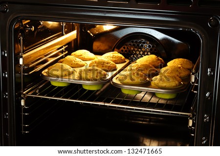 Baking Muffins In Oven