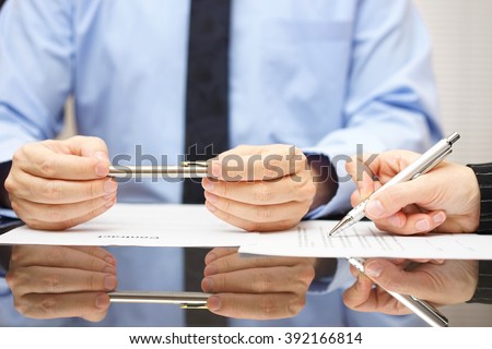 attorney is commenting contract so client can understand consequences