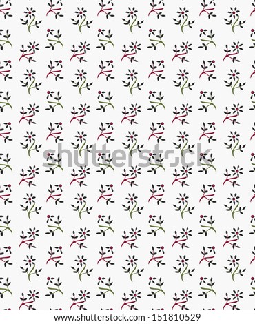 Summer pattern with small flowers.