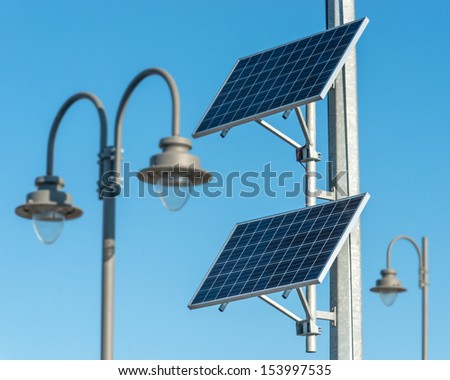 installation of two small solar panels