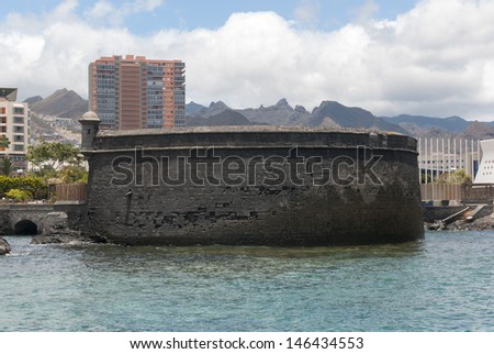 San Juan Baptist Castle (Black Castle). Santa Cruz de Tenerife. Canarian Islands. Spain