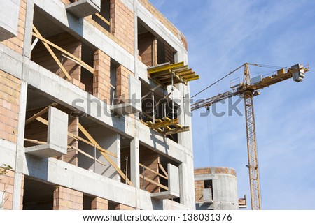 A housing development still under construction