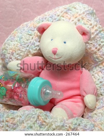pink baby toy 8X10