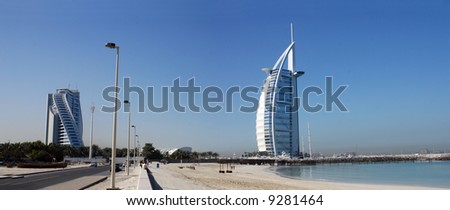 Burj Al Arab, Jumeirah-Beach, Landmarks of Dubai Middle East