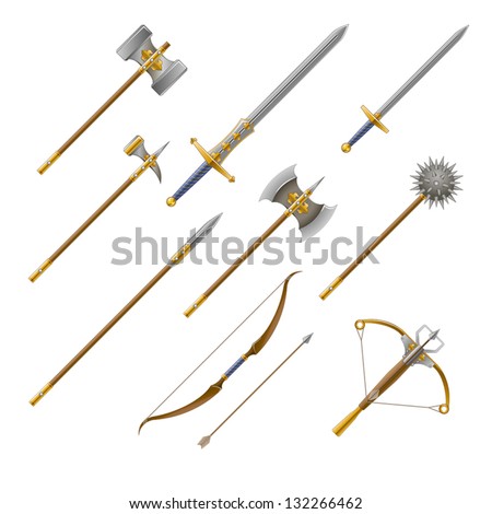 Medieval Weapons Set Medieval Weapons Set