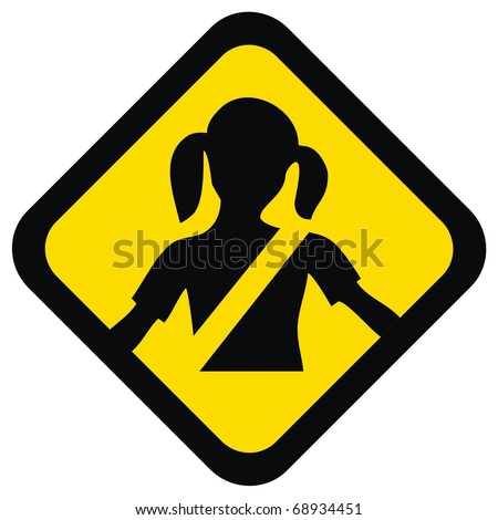 Fasten Seat Belt Sign. Warning Sign - For Your