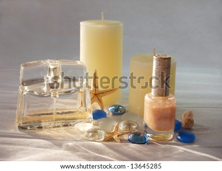 Candles; perfume; Nail polish; glass balls;star sea;bottle; Perfumery water; Transparent; glass