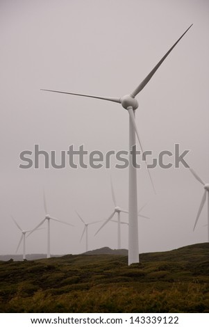 Wind mills at the Albany Wind Farm, The Great Southern - Albany, Western Australia.