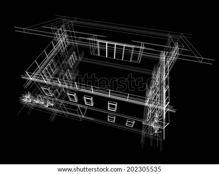 architecture sketch building