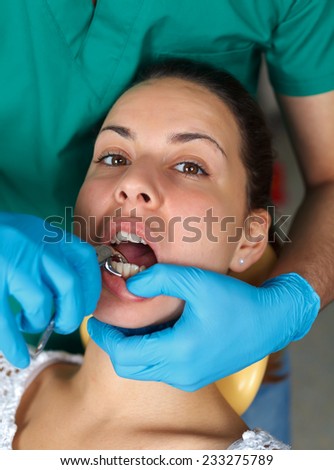 close up of a dental extraction at a clinic