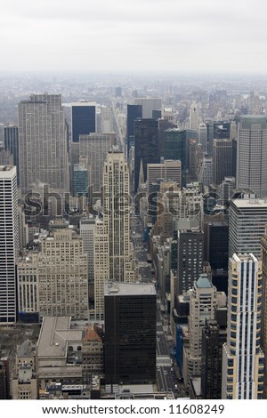 Manhattan urban sprawl