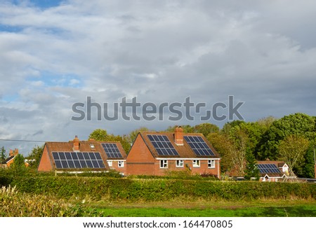 English solar house