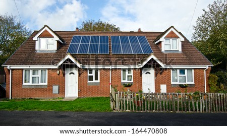 English solar house