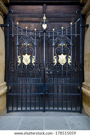 iron entrance gates