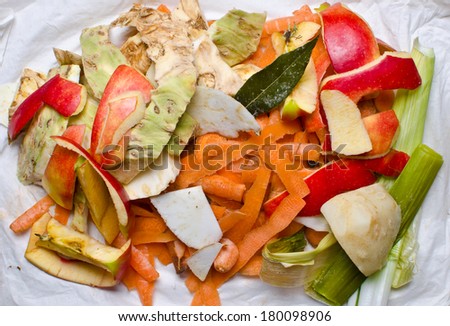 Vegetable peelings