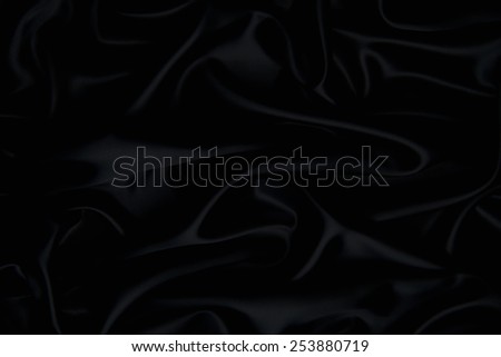 abstract background luxury cloth or liquid wave or wavy folds of grunge black silk texture satin velvet material or luxurious