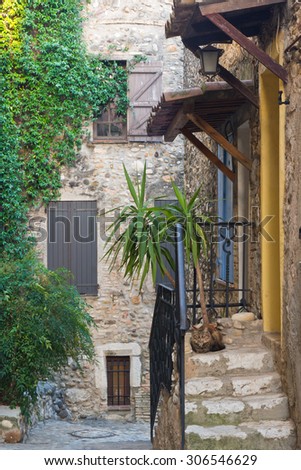 Porch in Southern France, Cagnes-sur-Mer