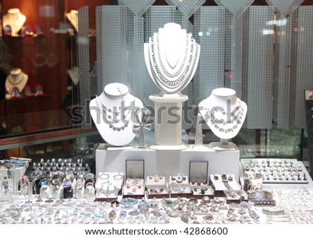 Jewelry Store Displays on Jewelry Store Show Window Stock Photo 42868600   Shutterstock