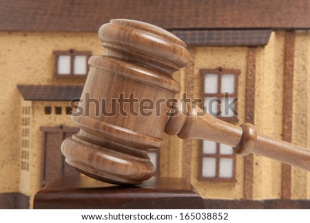 Property offered for sale by a court