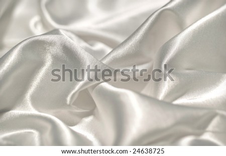 White satin textile