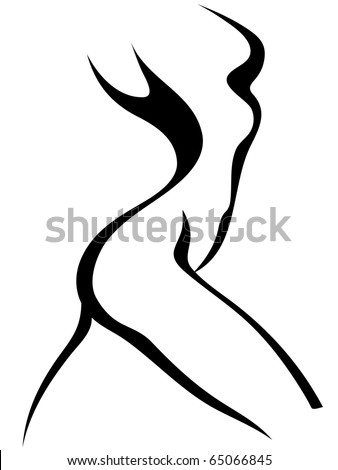 woman torso drawing