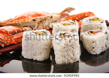 salmon maki roll