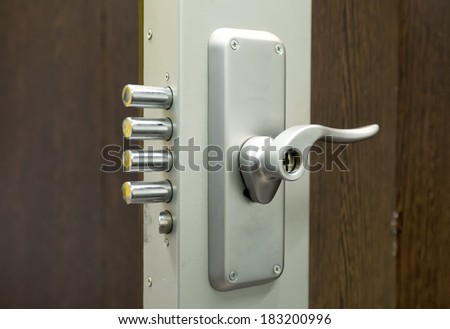Security door lock