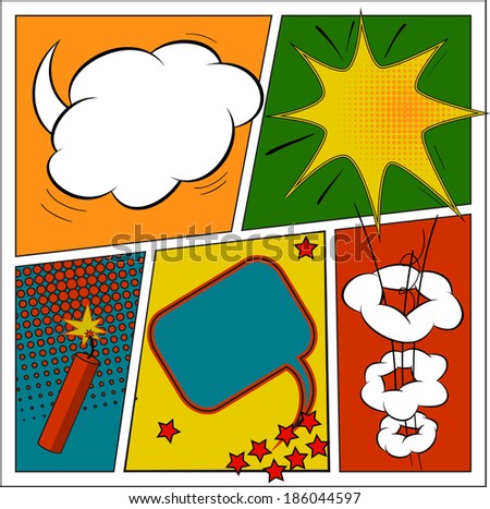 Comics bubble Set Comics bubble Set