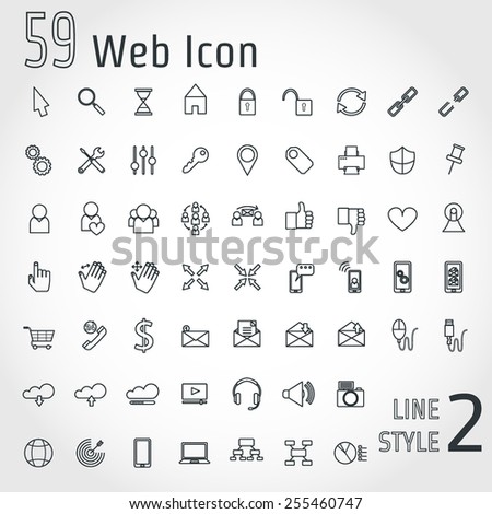 Vector Illustration of Web OutLine Style Icon for Design Website Background Banner Web Concept Template for Business Site isolated Logo silhouette Internet elements Vector Illustration of Web OutLine Style Icon for Design Website Background Banner Web Concept Template for Business Site isolated Logo silhouette Internet elements