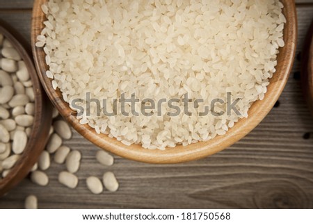 rice and bean concept