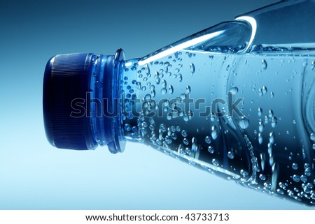 Bottle with mineral water