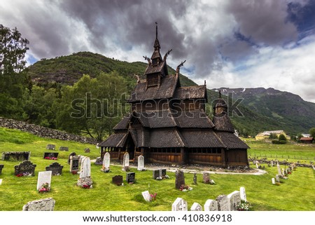 Borgund Stave Church, the best preserved of them all, Norway
