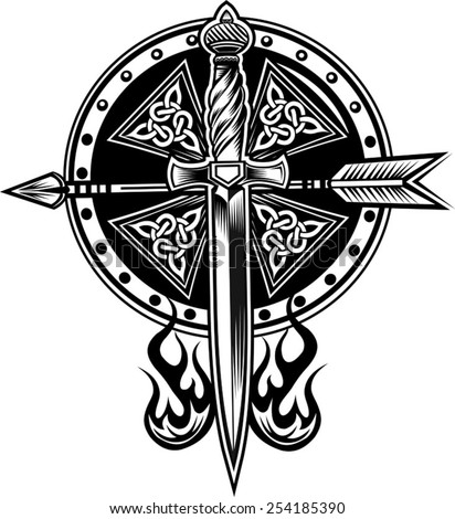 vikings tattoo stock vector illustration 254185390 vikings tattoo stock vector illustration 254185390