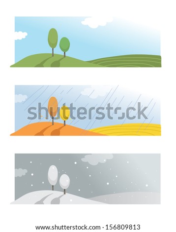 Season landscapes