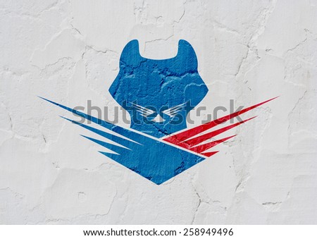 Warning Sign With A Logo Of A Cat