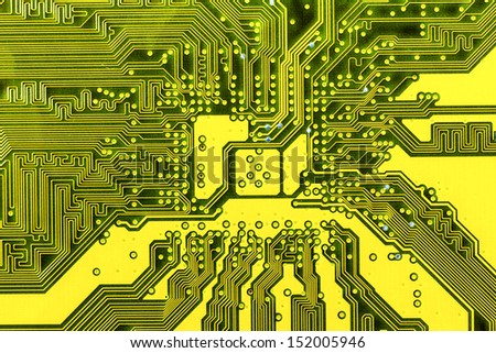 Abstract background with old computer circuit board
