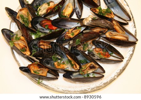 Mussels à la Marinière