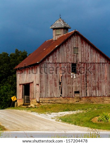 Old Barn near Dewitt Missouri