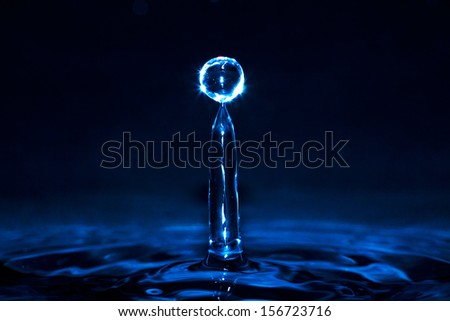 Water giving us a life even only a single drop.