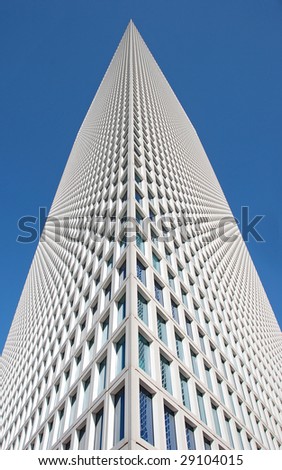 tall sharp end building