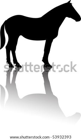 Horse Standing Silhouette