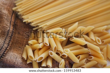 Fresh Pasta straws and shells
