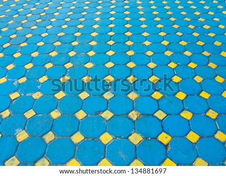 Stock Photo - background work way paved roads in the park