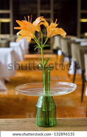 Center piece/ Lilies