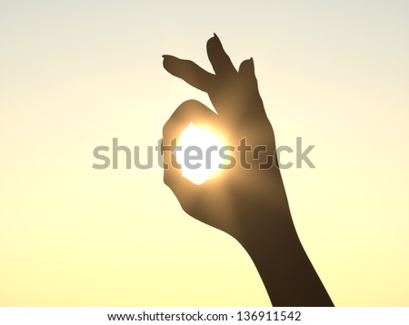 It\'S All Right - Hand In Front Of Sun