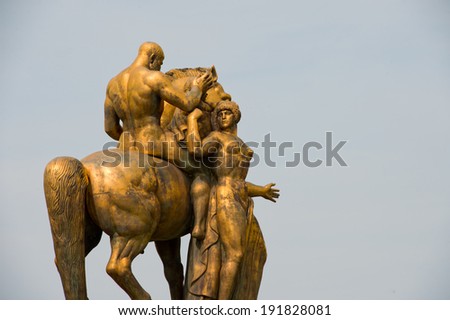 The Arts of War - Statue from the northeastern end of the Arlington Memorial Bridge in Washington DC