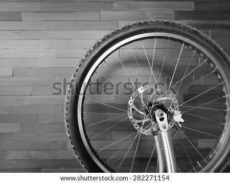 Some of the mountain bike.Parts of the bike.Bicycle wheel Part, Close up Details