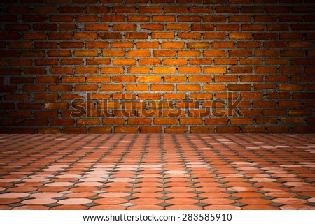 cement brick floor background.patterned paving tiles.